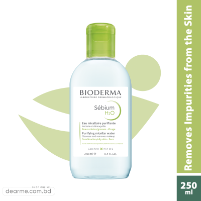 Bioderma Sebium H2O Micellar Water for Combination to oily skin Acne-prone skin 250ml