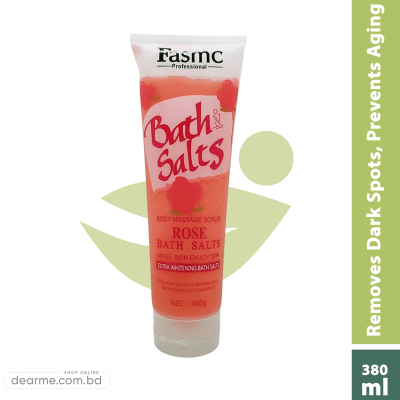 Fasmc Bath Salts With Rose Body Massage Scrub 380g