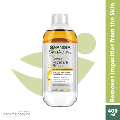 Garnier Skinactive Two-phase Micellar Water With Argan Oil 400ml