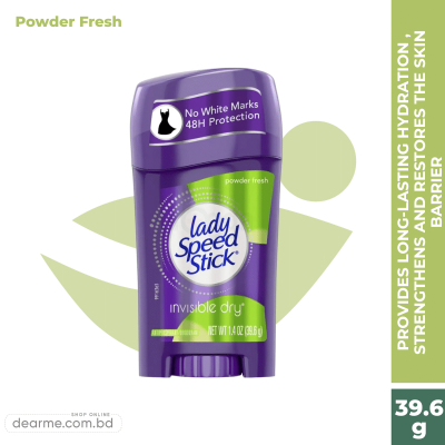 Lady Speed Stick Invisible Dry Deodorant 39.6g ( Powder Fresh)