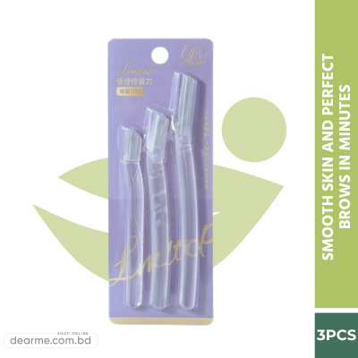 LMLTOP Eyebrow and Facial Razor (Pack Of 3 Pcs) – Lavender