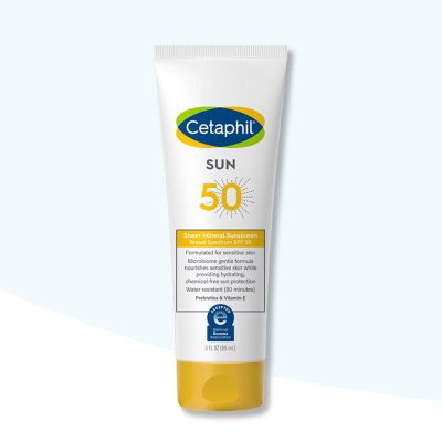 Cetaphil Sheer Mineral Sunscreen Broad Spectrum SPF 50 (89ml)